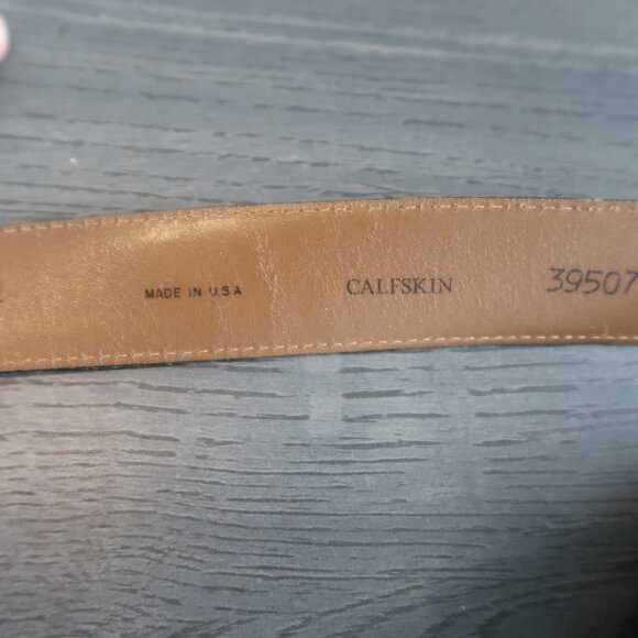 Calfskin Leather Belt - Picture 3 of 4